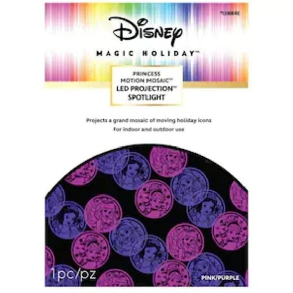 𝅺Disney Magic Holiday Princess Light Projector Halloween Christmas Party Lights - Picture 1 of 5